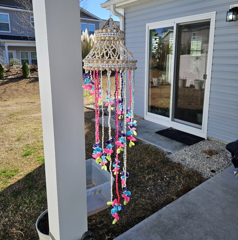 Bubble Shell Chandelier